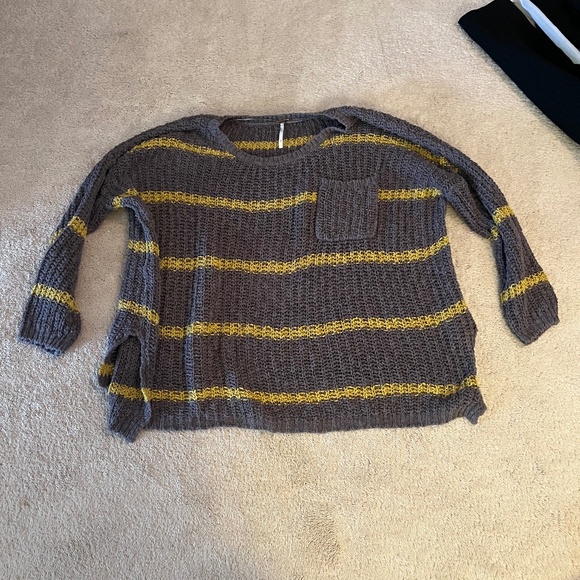 Free People Stripe Sweater - Picture 2 of 7